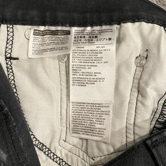 Distressed Levi Jeans W31 L30 - Picture 5 of 6